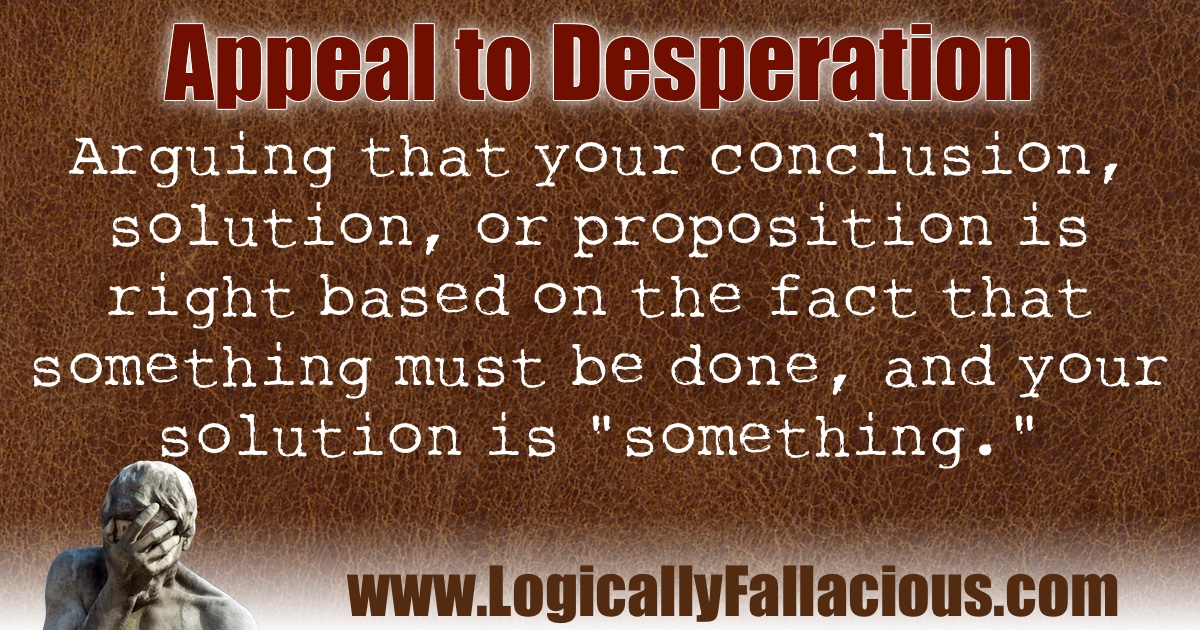 Appeal to Desperation illustration