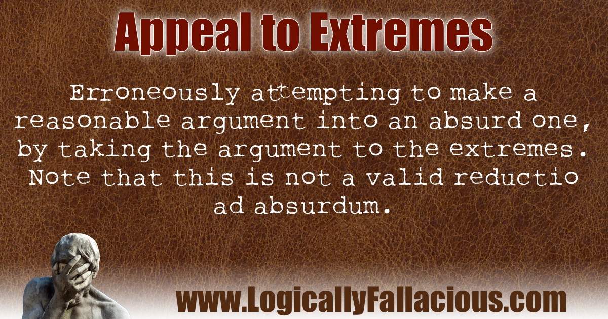 Appeal to Extremes illustration