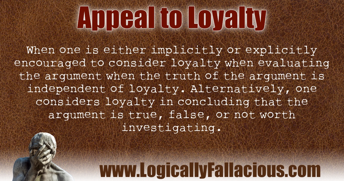 Appeal to Loyalty illustration