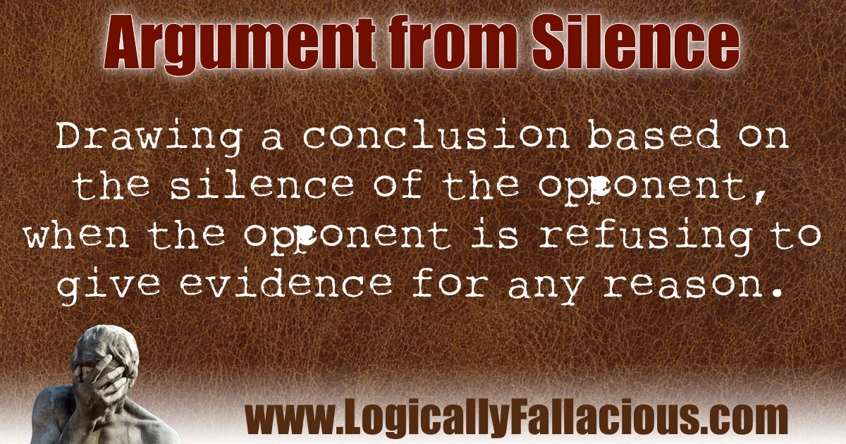 Argument from Silence illustration