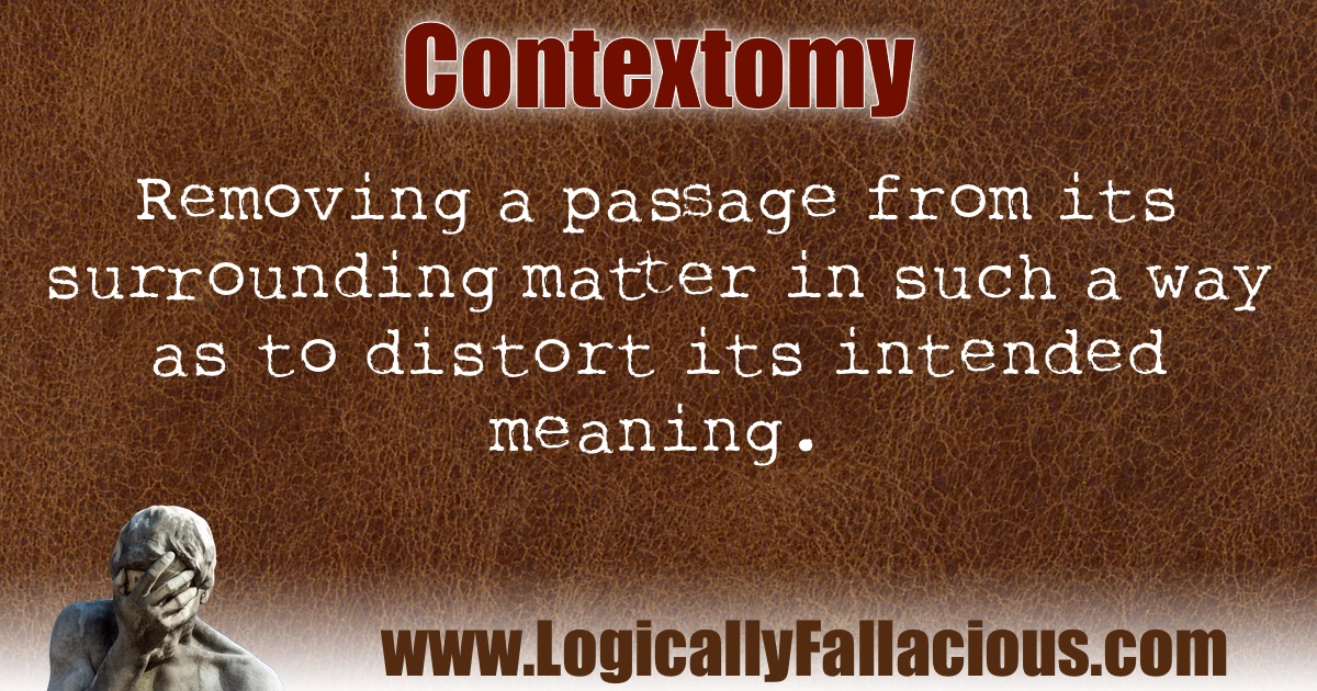 Contextomy illustration