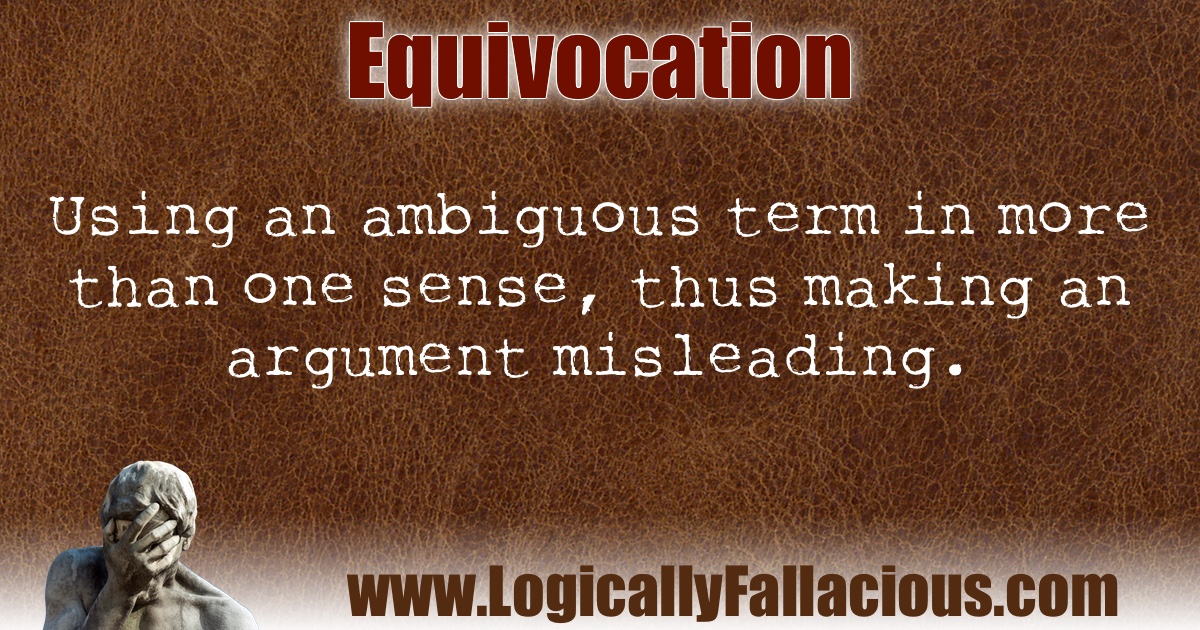 Equivocation illustration