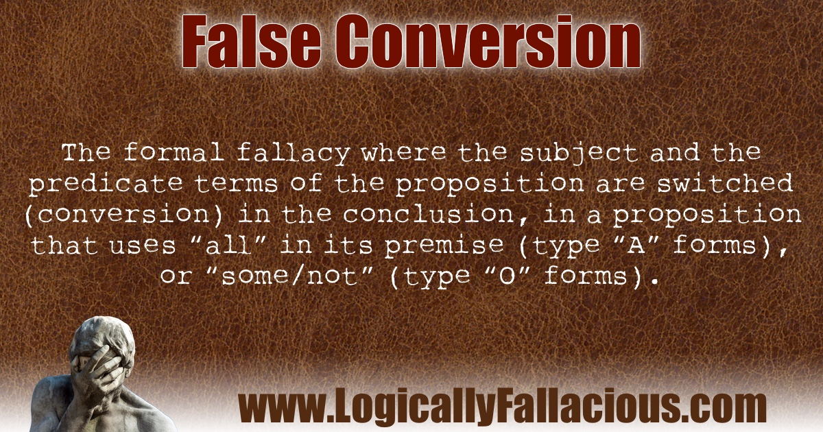 False Conversion illustration
