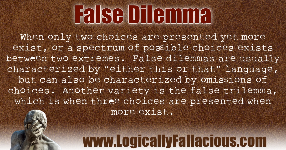 False Dilemma illustration