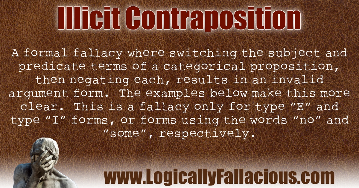 Illicit Contraposition illustration