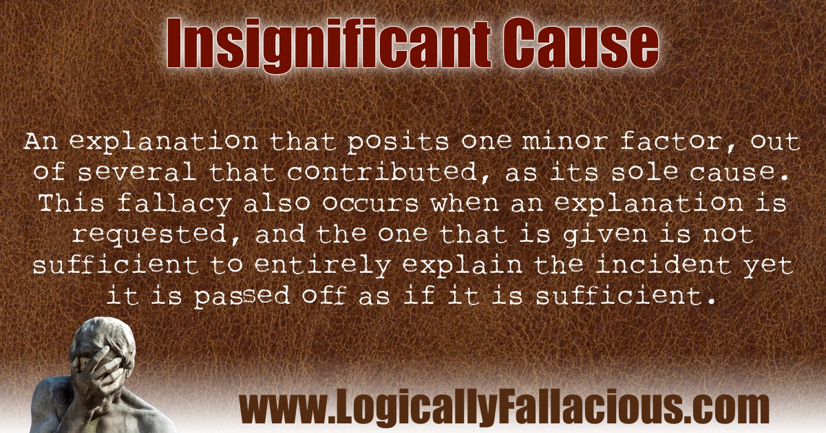 Insignificant Cause illustration