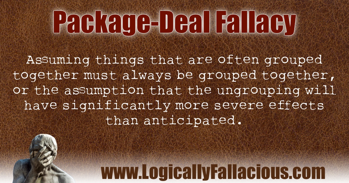 Package-Deal Fallacy illustration