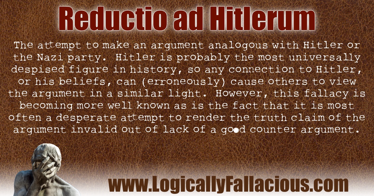 Reductio ad Hitlerum illustration
