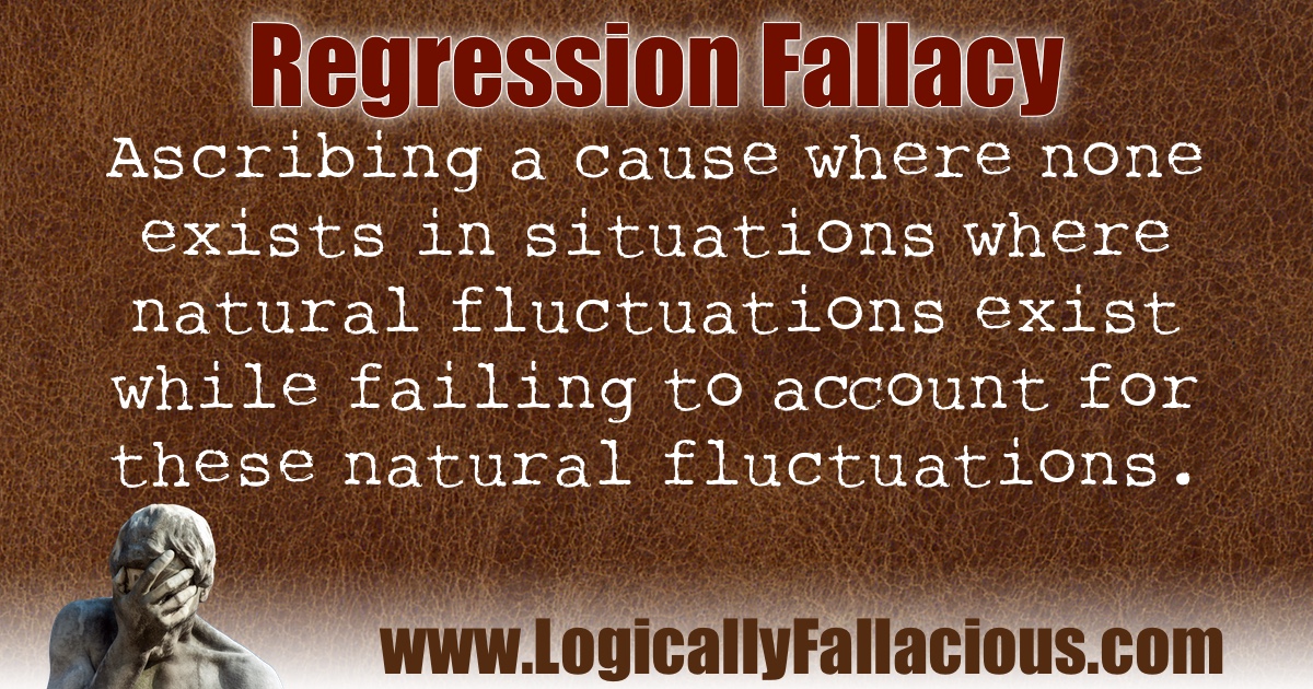Regression Fallacy illustration