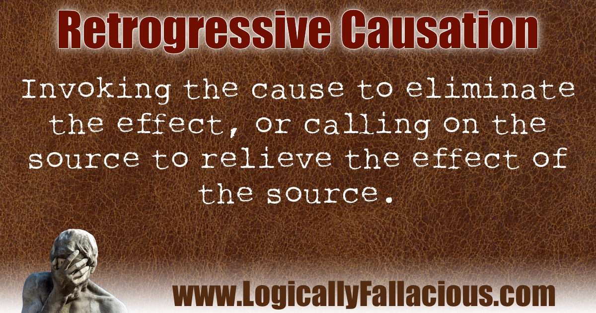 Retrogressive Causation illustration