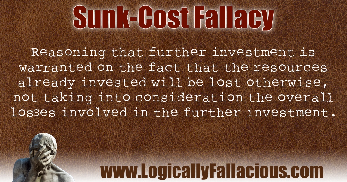 Sunk-Cost Fallacy illustration
