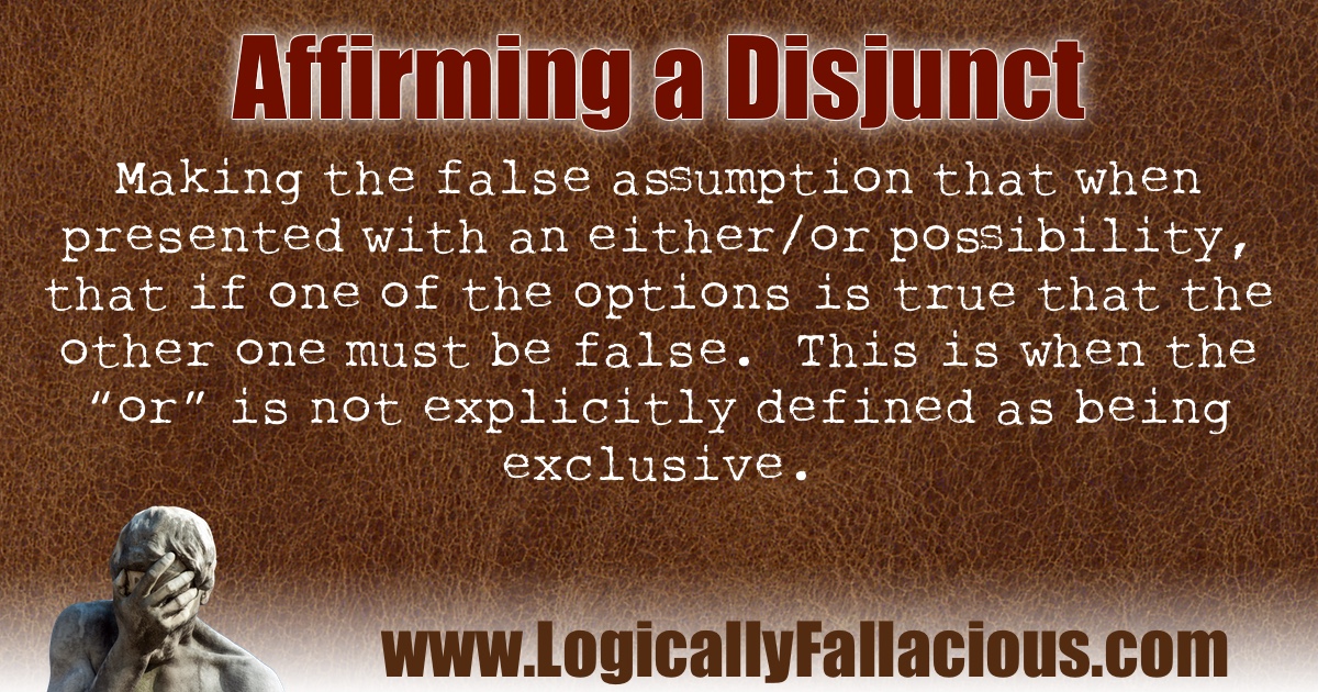 Affirming a Disjunct illustration
