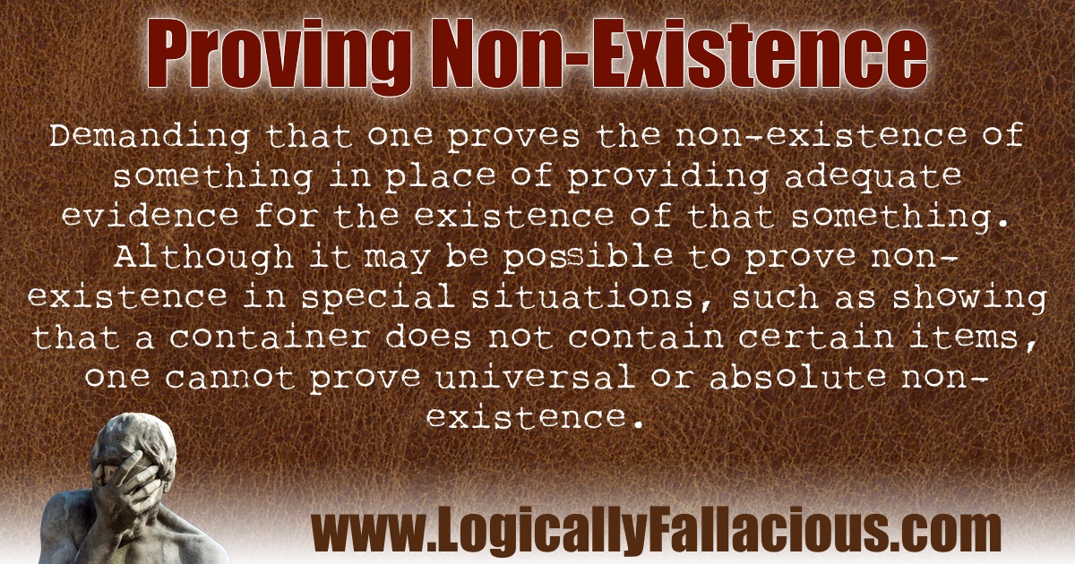 Proving Non Existence
